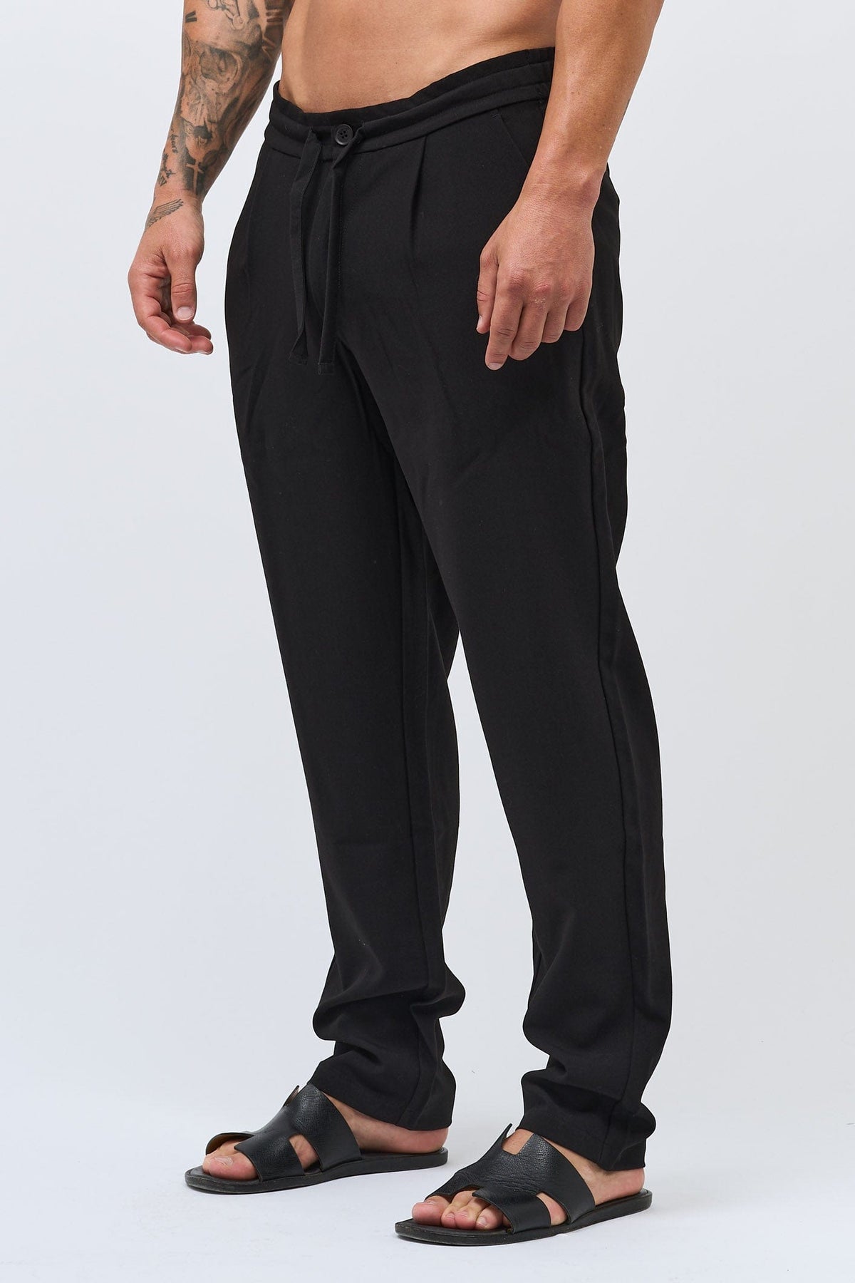 TWIN SET TROUSER - BLACK
