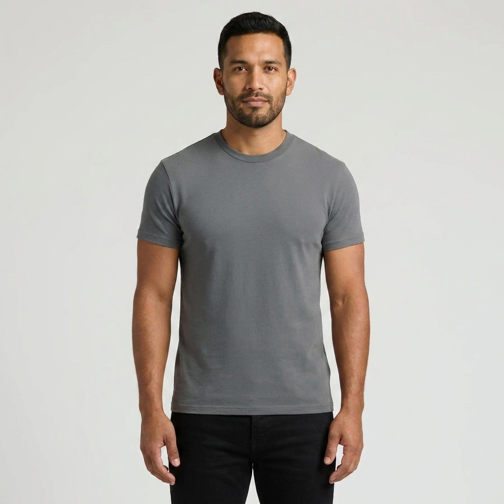 Camiseta clásica de cuello redondo