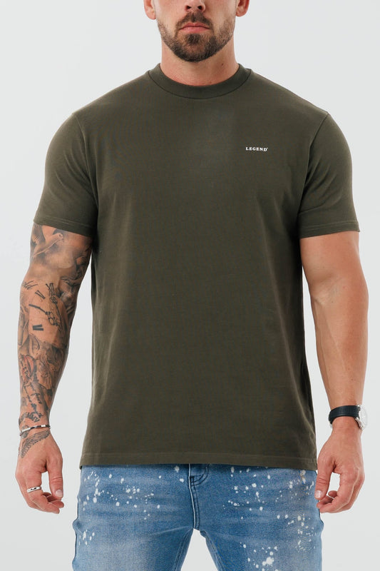 PREMIUM BASICS T-SHIRT - ARMY GREEN