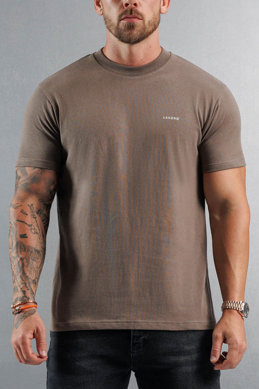 LEGEND PREMIUM BASICS T-SHIRT - MOCHA